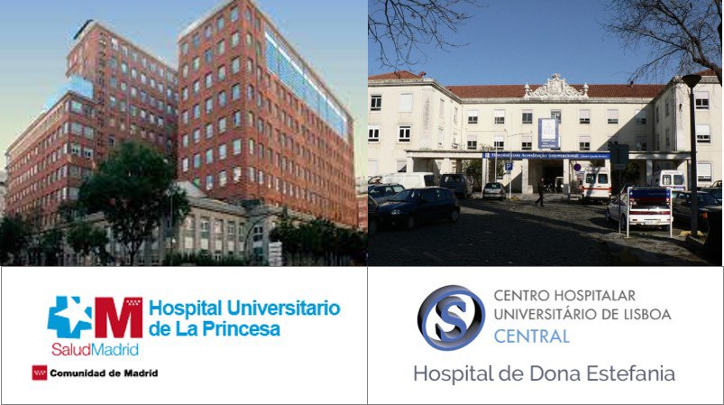 [좌] 스페인 라 프린세사 대학병원, [우] 포르투갈 도나 에스테파니아 공립 중앙 병원(사진=퀸타매트릭스)
